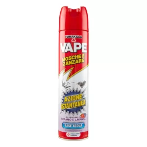 VAPE Mosche e Zanzare Azione Istantanea spray base acqua geranio e lavanda 400ml