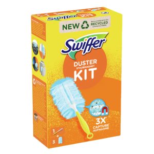 SWIFFER PIUMINI Catturapolvere KIT 1 manico + 4 piumini