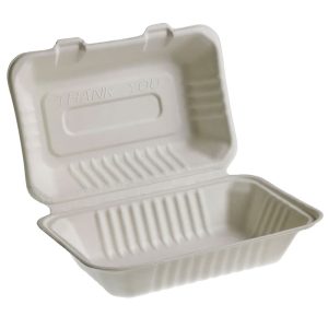 LEONE Sandwich box in polpa di cellulosa compostabile 23 x 15 x 8cm - 150pz