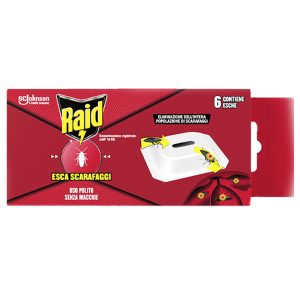 RAID Esca per scarafaggi insetticida gel pronto all'uso - 48pz