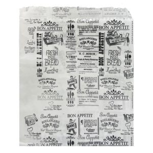 Carta antigrasso con tasca 15 x 18cm - 1000pz
