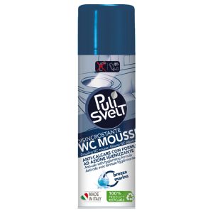 PULISVELT Disincrostante WC mousse anti-calcare schiuma igienizzante Brezza Marina 500ml