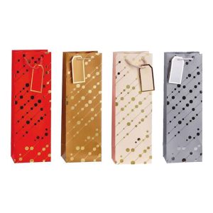 Buste porta bottiglia di vino 12 x 9 x 36cm - 12pz