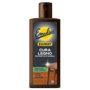 EMULSIO EXPERT CURA LEGNO Detergente in crema superfici e mobili nutriente e lucidante 250ml - olio di argan