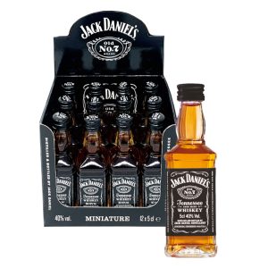 Mignon JACK DANIEL'S Whisky con espositore 40% vol. 50ml - 12pz