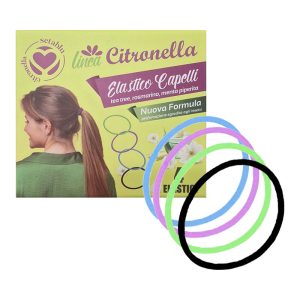 SETABLU LINEA CITRONELLA Elastici capelli anti-zanzare e insetti - 4pz