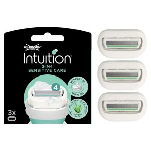 WILKINSON INTUITION Lamette di ricambio 4 lame con sapone vegano – 3 pezzi