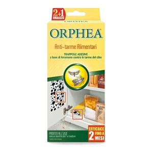 ORPHEA Trappole adesive anti-tarme alimentari - 3pz