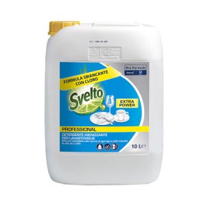 SVELTO PROFESSIONAL Detergente igienizzante lavastoviglie con cloro 10 lt