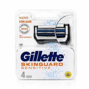 GILETTE SKINGUARD SENSITIVE 4 testine di ricambio per rasoio