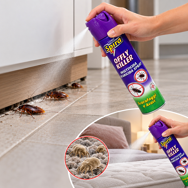 SPIRA OFFLY KILLER insetticida acaricida spray - 400ml - immagine 2